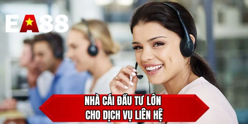 Nhà cái đầu tư lớn cho dịch vụ liên hệ 